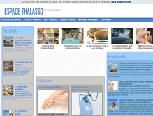 Tablet Screenshot of espace-thalasso.com